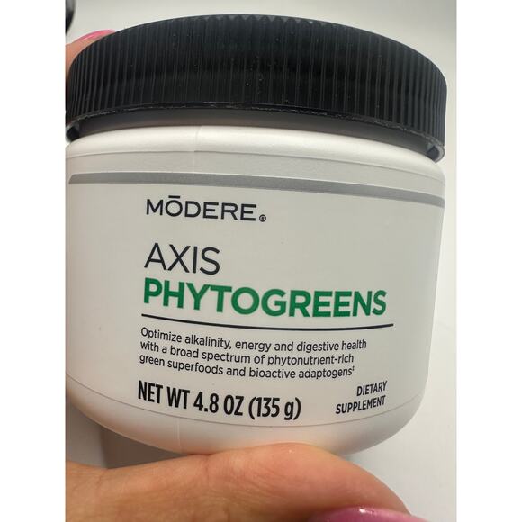 Modere Axis Phytogreens – 4.8 oz NOS Sealed Lot 24067-3 Superfood Greens Powder - Picture 1 of 7